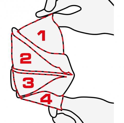 Респиратор DELTA PLUS FFP3 M1304V из нетканого синтетического волокна