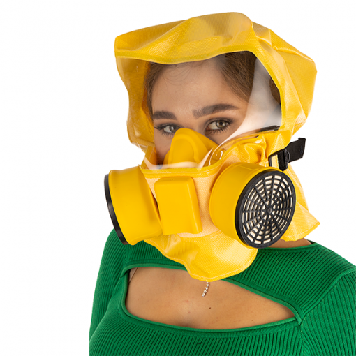 Самоспасатель универсальный фильтрующий малогабаритный УФМС «Шанс» -Е с полумаской