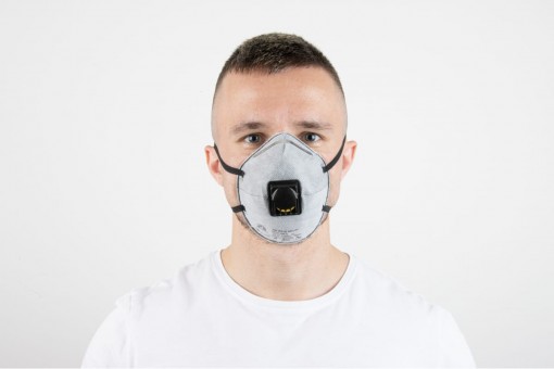 Респиратор JETA SAFETY FFP1 NR D с клапаном с угольным слоем JM-8616