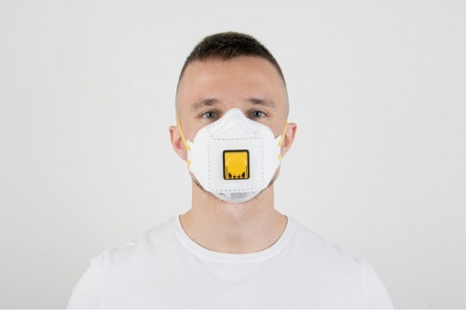 Респиратор JETA SAFETY FFP1 NR D трехпанельный с клапаном JM-9312