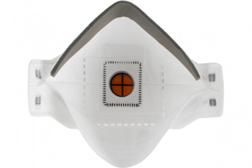 Респиратор JETA SAFETY FFP2 NR D трехпанельный с клапаном JM-9322