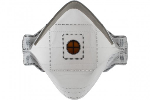 Респиратор JETA SAFETY FFP2 NR D трехпанельный с клапаном с угольным слоем JM-9326