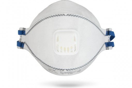 Респиратор JETA SAFETY FFP2 NR D трехпанельный с клапаном с угольным слоем JM-9328