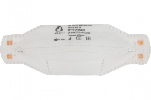 Респиратор JETA SAFETY FFP3 NR D трехпанельный с клапаном JM-9332