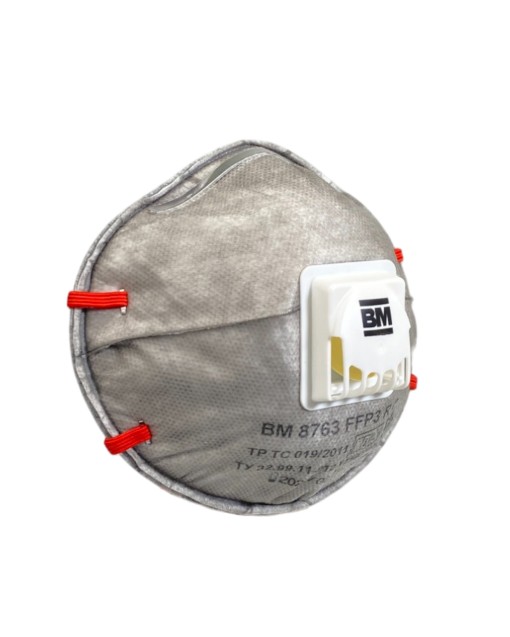 Респиратор BM-8763 NR D FFP3 с клапаном от аэрозолей