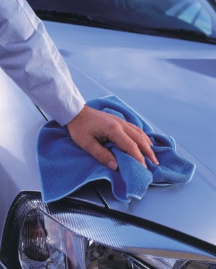 Полировачные салфетки микрофибра Kimberly-Clark 7635 KIMTECH AUTO синие