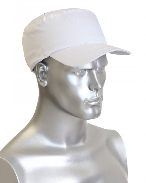 Каскетка-бейсболка защитная белая