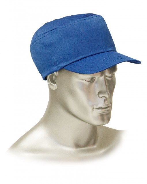 Каскетка-бейсболка защитная васильковая