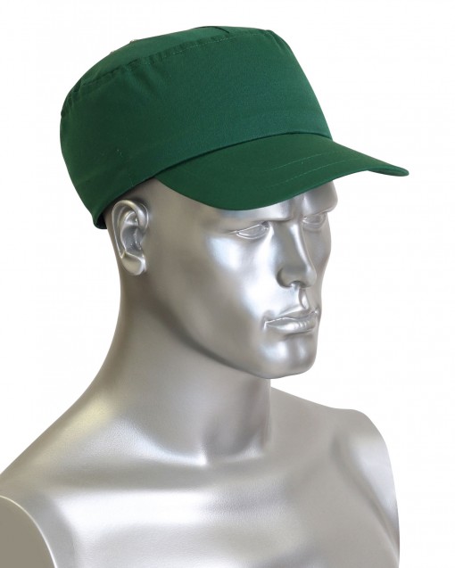 Каскетка-бейсболка защитная зеленая