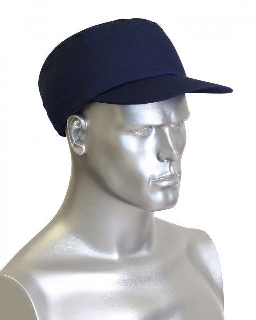 Каскетка-бейсболка защитная темно-синяя