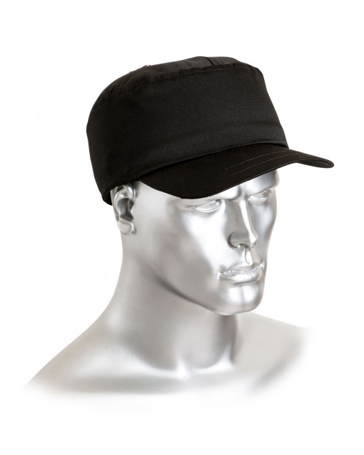 Каскетка-бейсболка защитная черная