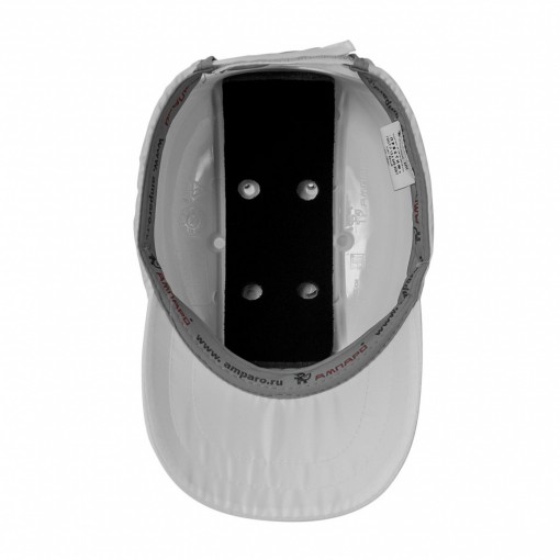 Каскетка-бейсболка ПРЕСТИЖ AMPARO защитная белая 126901