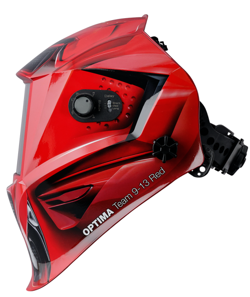 Маска сварщика Fubag хамелеон OPTIMA TEAM 9-13 RED 38075