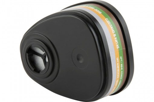 Фильтр 6641 JETA SAFETY для защиты от аммиака, органических, неорганических и кислых газов A2B2E2K2,герметично упак.по 2 шт, цена за 1 шт.