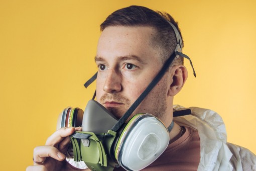 Полумаска JETA SAFETY 8500 из силикона с быстрым сбросом