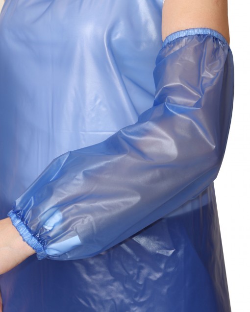 Нарукавники ПВХ VS-020 синий КЩС