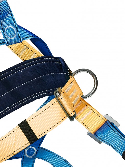 Привязь страховочная УСП-2Ж4 с наплечными и набедренными лямками с 4 точками крепления