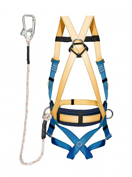 Удерживающая система УС-2ВЖ  с наплечными и набедренными лямками строп канат