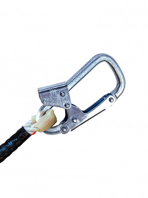 Удерживающая страховочная система УС-2аВЖ с наплечными и набедренными лямками с 3 точками крепления строп канат с амортизатором