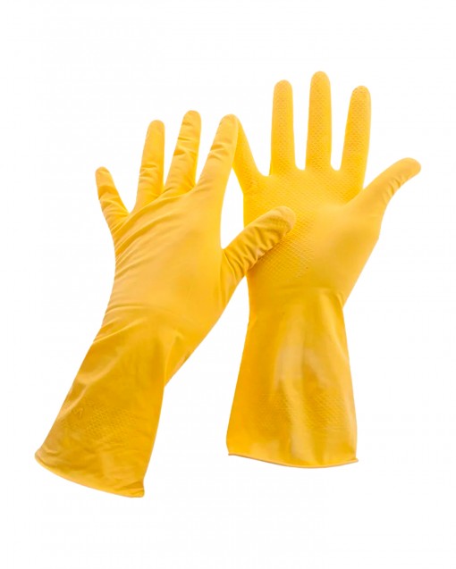 Перчатки хозяйственные латексные