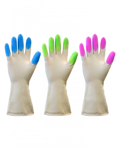 Перчатки хозяйственные виниловые