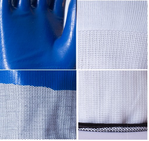 Перчатки с тяжелым нитриловым покрытием 2Hands 6595 (Ту Хэндс)