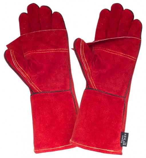 Краги спилковые пятипалые 2Hands Т2