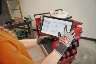 Перчатки с полиуретановым покрытием MILWAUKEE HI-DEX уровень 2/B