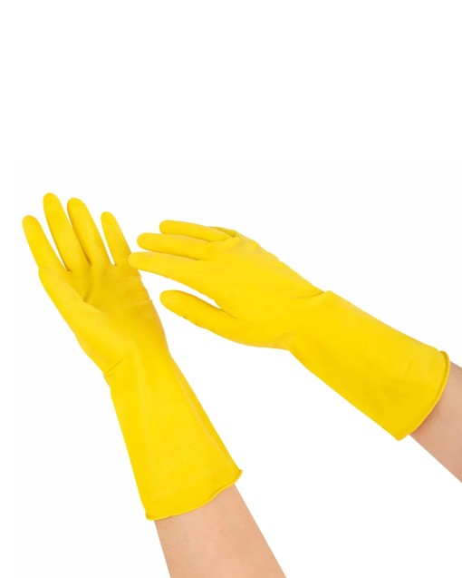 Перчатки хозяйственные латексные для деликатной уборки