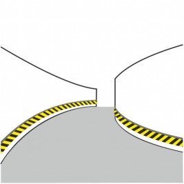 Отбойник мягкий для стен 3,8*200*25 см