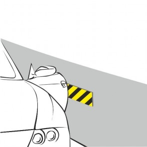 Отбойник мягкий для стен 0,8*33*11 см 2 шт в комплекте