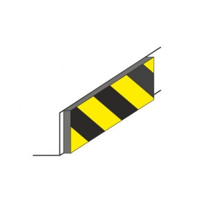 Профиль защитный самоклеющийся сигнальный тип D 5*1000 см